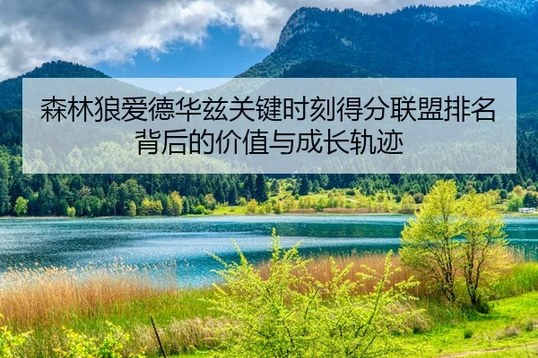 森林狼爱德华兹关键时刻得分联盟排名背后的价值与成长轨迹